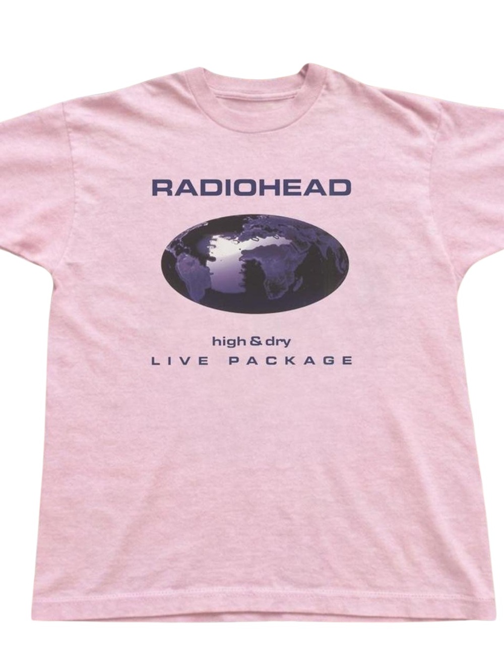 Gildan Pink Radiohead 'Live Package' Graphic Tee, Gift For Her, For Him